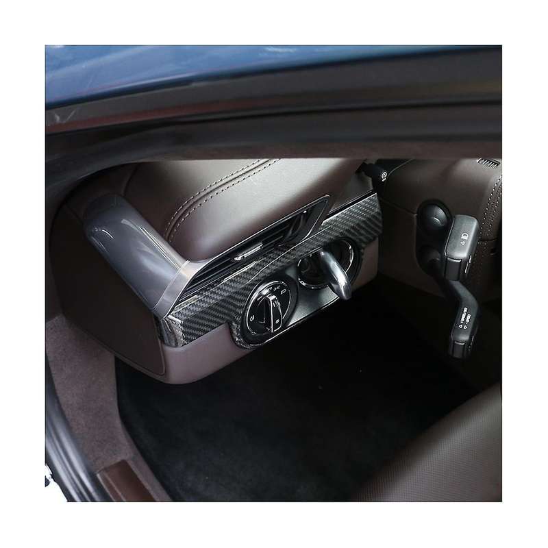 for 718 2011-2018 Dry Carbon Fiber Central Control Instrument Panel Trim Sticker Decoration Car Acce