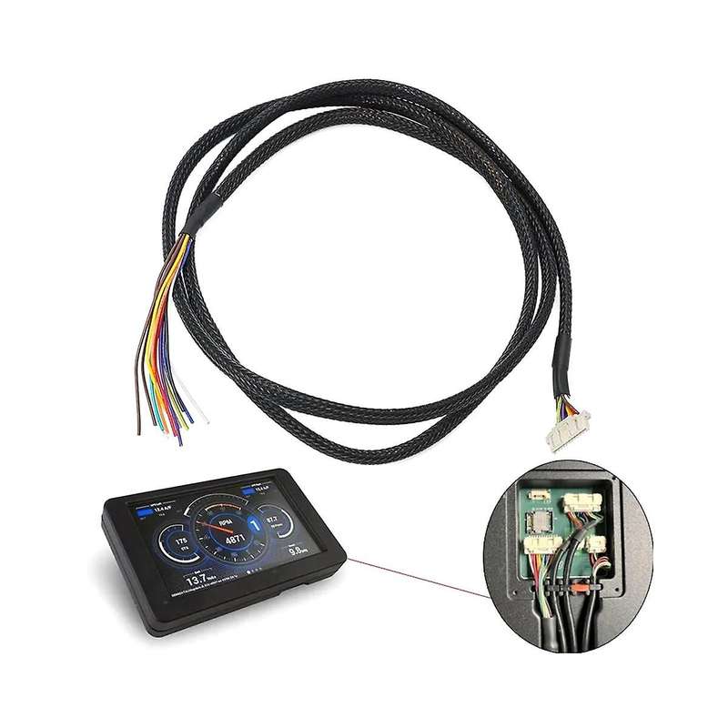 for 7In Digital Dash Car Wire Cable Adaptor Connector Plug Auto Input Output Harness EFI Touch Scree