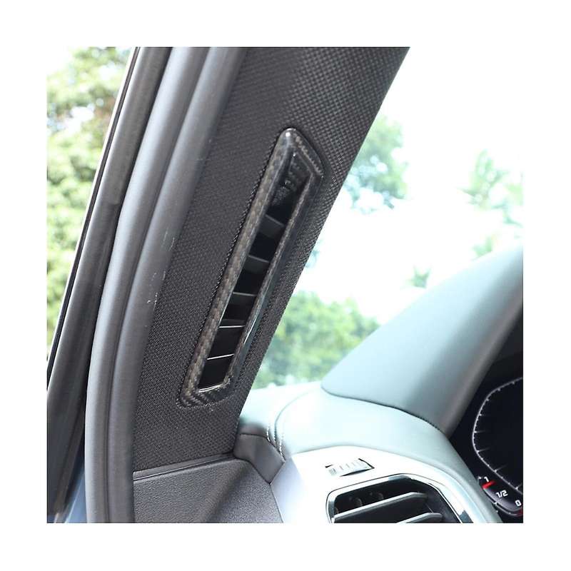for 8 Series G14 G15 G16 Dry Carbon Fiber Car A Pillar Air Conditioning Outlet Decorative Frame Sti