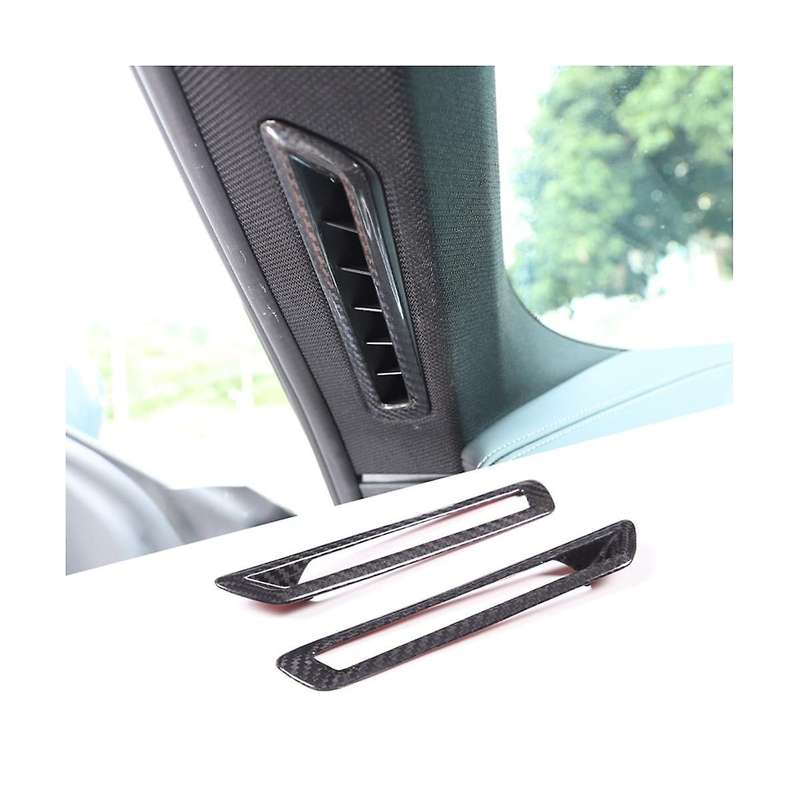 for 8 Series G14 G15 G16 Dry Carbon Fiber Car A Pillar Air Conditioning Outlet Decorative Frame Sti