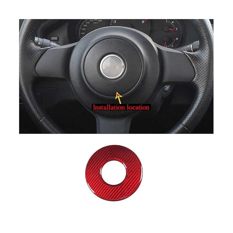 for 86 GT86 2012-2020 Dry Carbon Fiber Car Steering Wheel Central Decorative Cover Trim Accessories,
