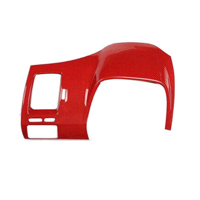 for 8th 2004-2009 Red Carbon Fiber Instrument Panel Frame Cover Trim