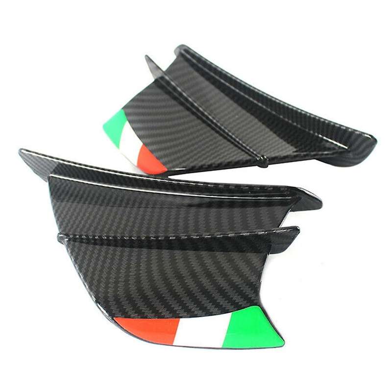 for 899 959 1199 1299 PANIGALE V4 R/S V2 Carbon Fiber Wing Let Guard Winglet Air Deflector Universal