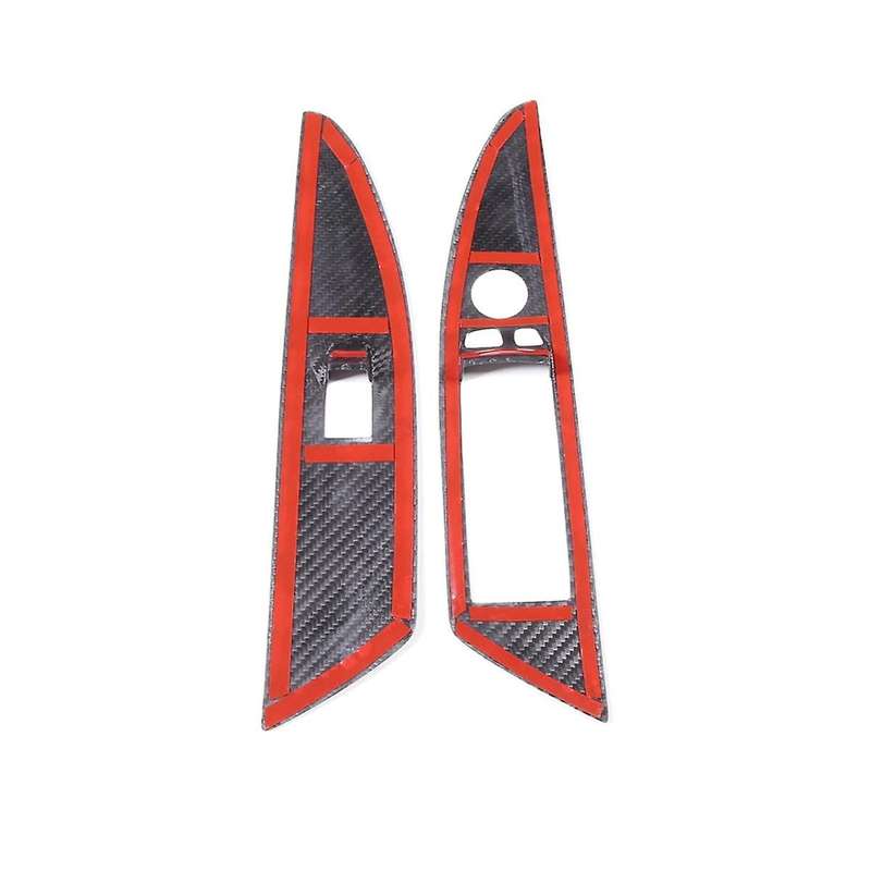 for 8-Series G14 G15 2019-2023 Dry Carbon Fiber Car Window Lift Button Panel Frame Cover Trim Stick