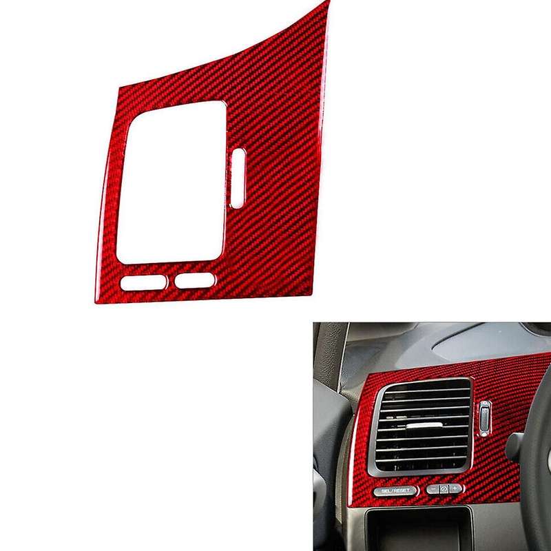 for 8th 2006-11 Red Carbon Fiber Driver Side Cover Trim