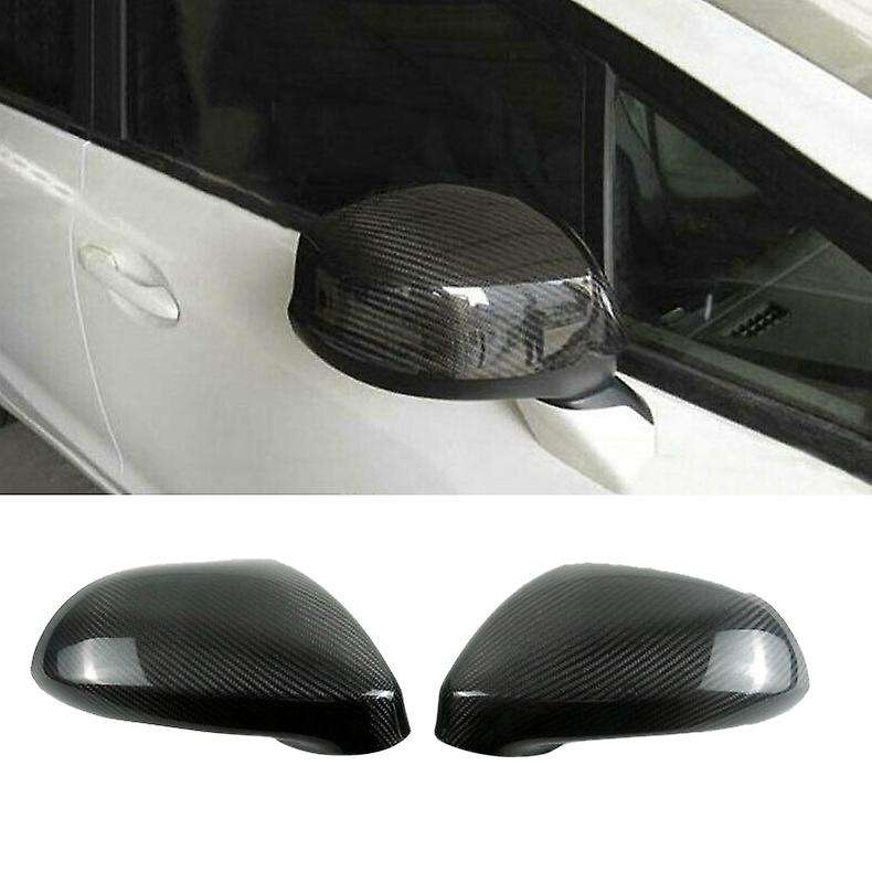 for 8Th 2006-2011 Carbon Fiber Side Rear View Mirror Cover Trim Side Wing Mirror Caps Car Accessorie