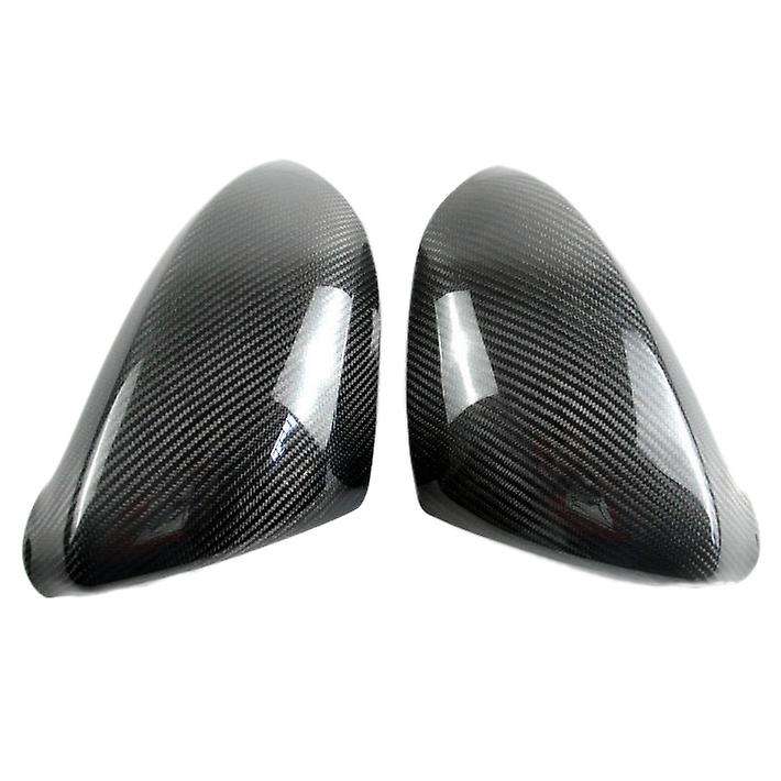 for 8Th 2006-2011 Carbon Fiber Side Rear View Mirror Cover Trim Side Wing Mirror Caps Car Accessorie