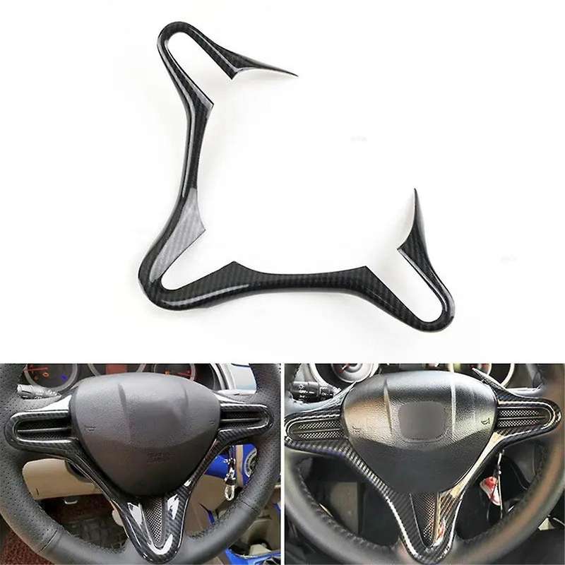 for 8th Generation 2006 2007 2008 2009 2010 2011 Carbon Fiber Inner Steering Wheel Cover Trim