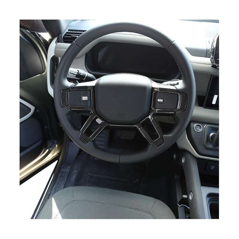 for 90 110 2020-2023 Steering Wheel Decoration Cover Trim Interior Accessories (abs Carbon Fiber)