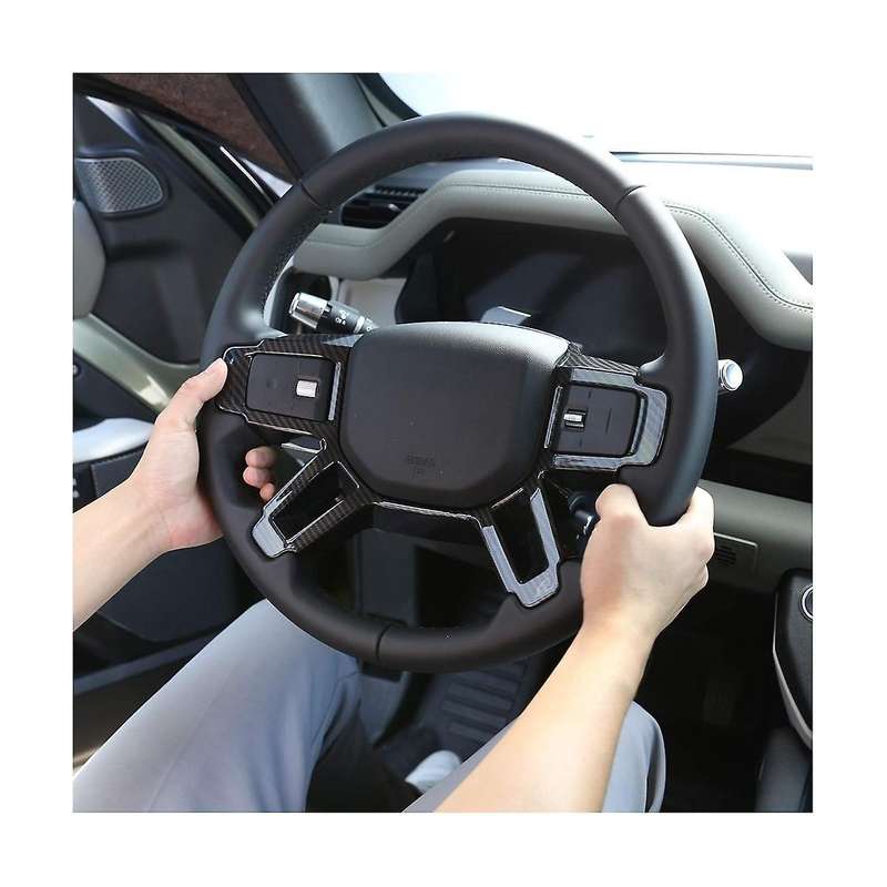 for 90 110 2020-2023 Steering Wheel Decoration Cover Trim Interior Accessories (abs Carbon Fiber)