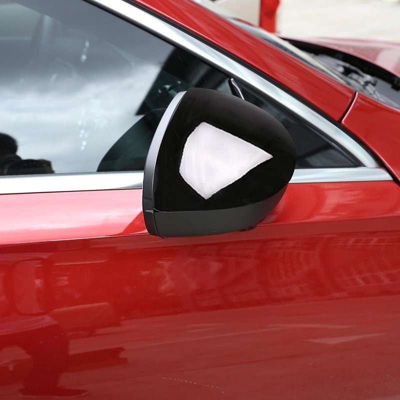 for A Class W177 2018-2020 Glossy Black ABS Side Rear View Mirror Cover Replacement