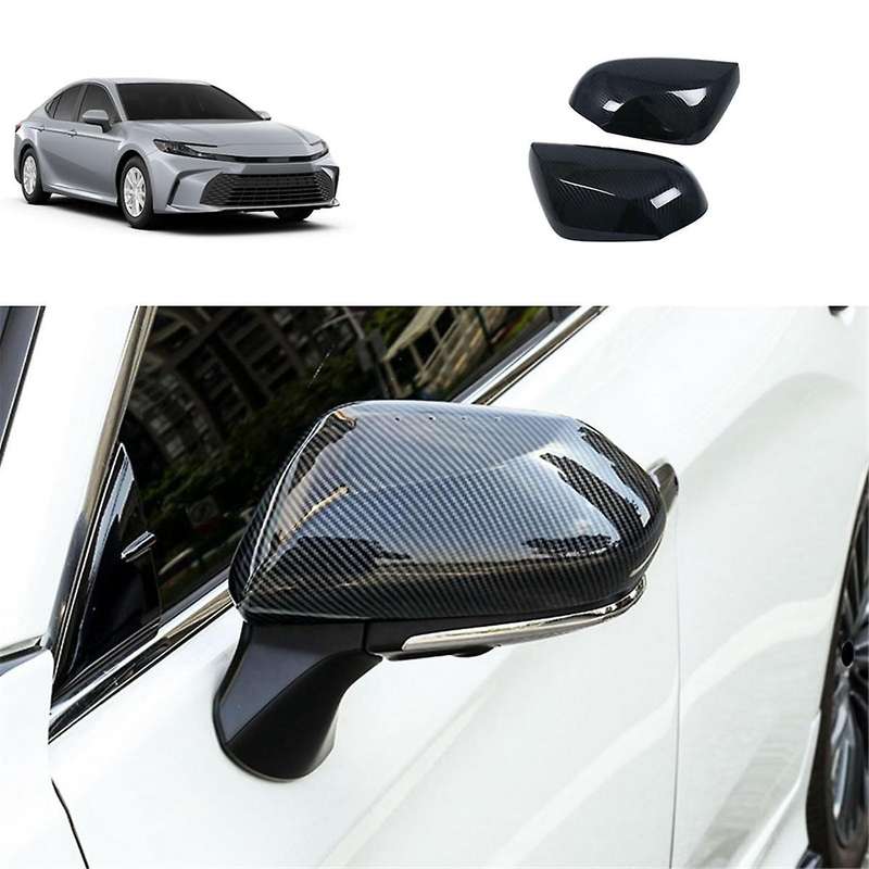 for 9th 2024 2025 Car Side View Mirror Cap Rearview Mirrors Cover Exterior Accessories Carbon Fiber