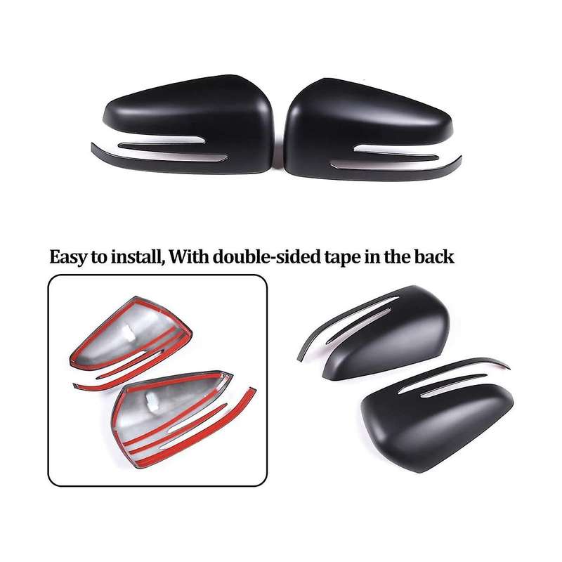 for A Cla Gla Class W176 W117 X156 X204 2014-2017 Rearview Mirror Cover Side Mirror Protect Covers