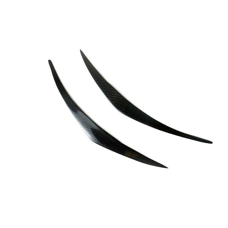 for 9Th 2012-2015 Carbon Fiber Headlights Eyebrows Sticker Decoration Trim