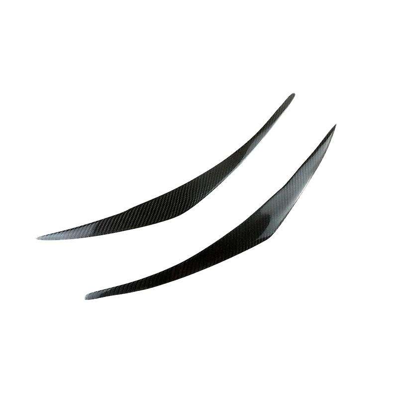 for 9Th 2012-2015 Carbon Fiber Headlights Eyebrows Sticker Decoration Trim