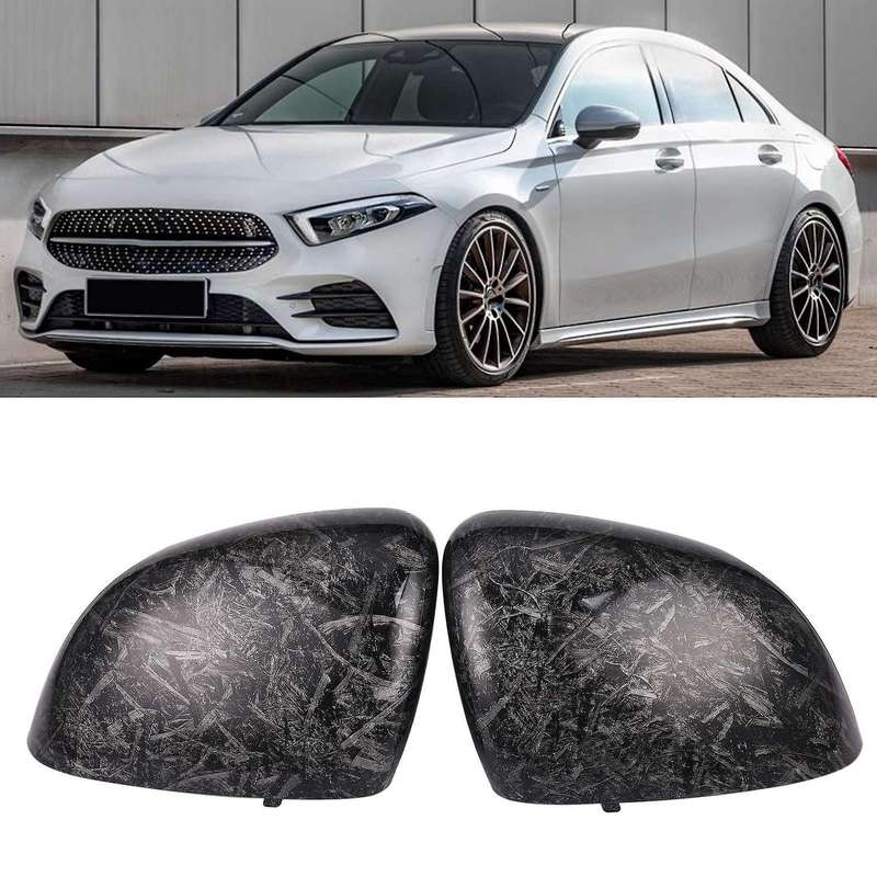 for A Class W177 A200 2019 2020 Replacement Mirror Covers Car Side Door Rear View Mirror Cover Cap
