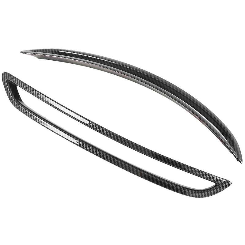 for  A3 8Y 2021 Carbon Fiber Rear Fog Light Lamp Foglight Cover Trim Decoration Frame