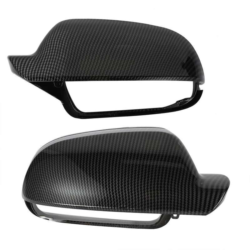 for  A3 A4 B8.5 /S4/RS4 A5/S5/RS5 Car Auto Rearview Mirror Cover Protection Cap Carbon Fiber Color