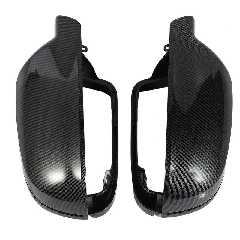 for  A3 A4 B8.5 /S4/RS4 A5/S5/RS5 Car Auto Rearview Mirror Cover Protection Cap Carbon Fiber Color