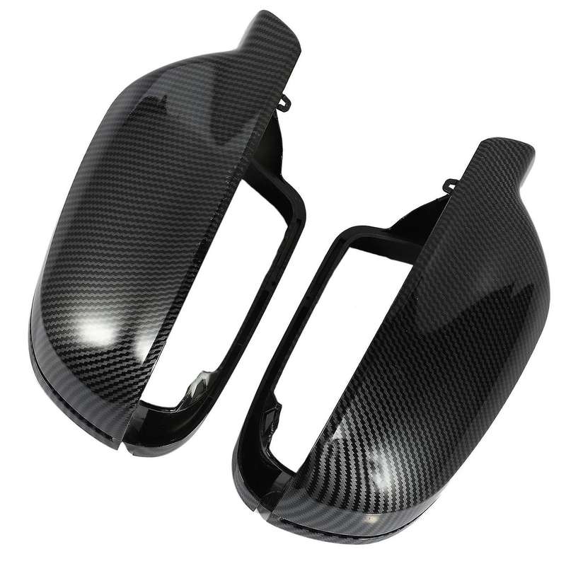 for  A3 A4 B8.5 /S4/RS4 A5/S5/RS5 Car Auto Rearview Mirror Cover Protection Cap Carbon Fiber Color