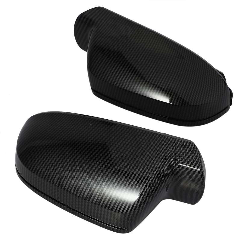 for  A3 A4 B8.5 /S4/RS4 A5/S5/RS5 Car Auto Rearview Mirror Cover Protection Cap Carbon Fiber Color