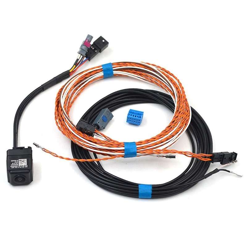 for A3 High Track Connection Cable Reverse Image Camera Kit 5Q0980556B Boot Flaps Reverse Camera