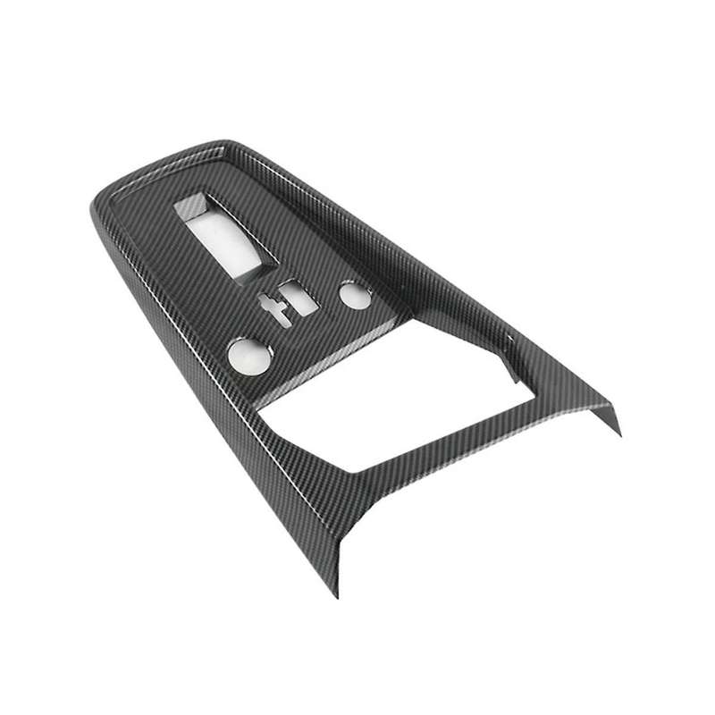 for A3l 2021 Carbon Fiber Abs Car Gear Shift Knob Panel Frame Cover Trim