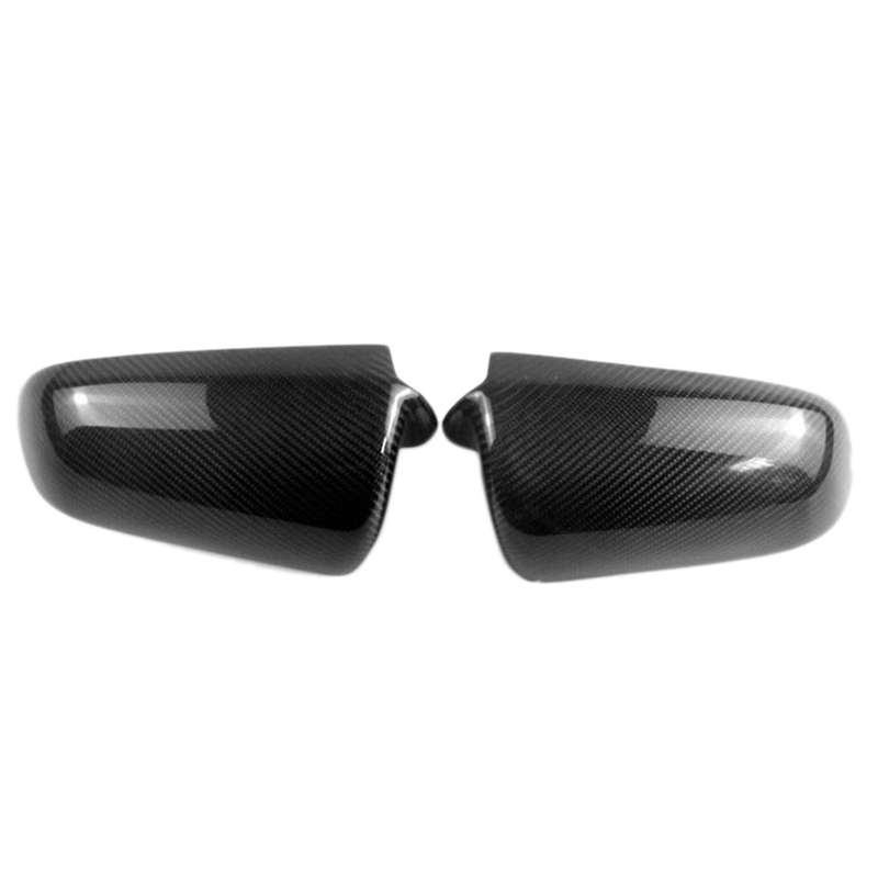 for A4 B7 A3 A6L S6 C6 2005-2008 Carbon Fiber Side Rear View Mirror Cover Trim Side Wing Mirror Caps