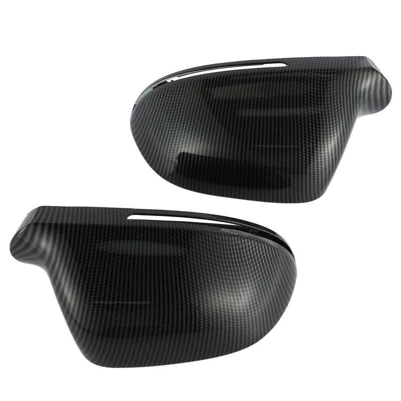 for  A4 B8 12-17 Car Auto Rearview Mirror Cover Protection Cap Carbon Fiber Color