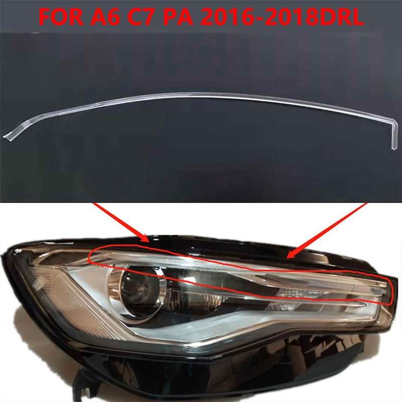 for A6 C7pa 2016-2018 Car Drl Guide Plate Daytime Running Light Tube Car Daytime Running Light Stri