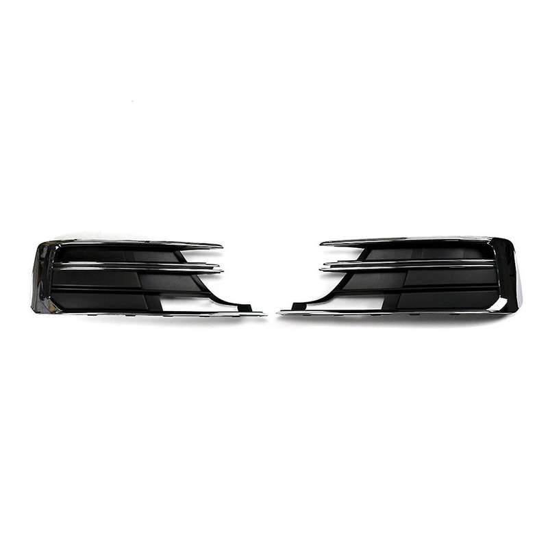 for A8L A8 D5 2018-2021 Car ABS Plating Front Bumper Fog Light Lamp Cover