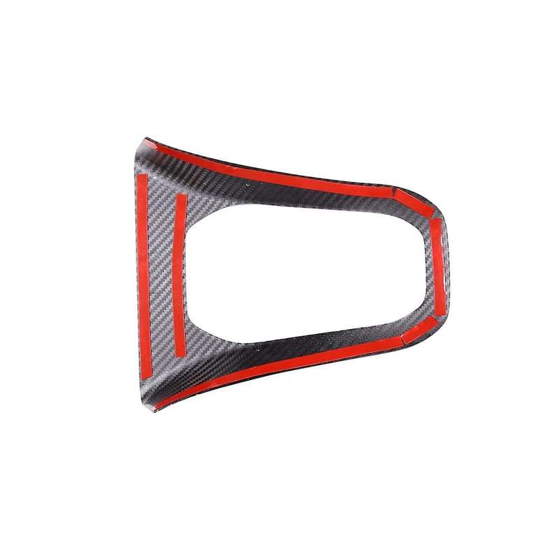 for A90 2019-2022 Dry Carbon Fiber Car Dashboard Horn Frame Cover Trim Sticker Accessories