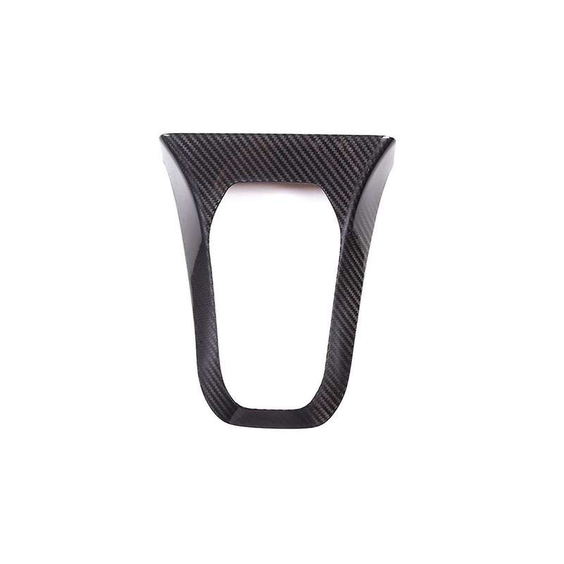 for A90 2019-2022 Dry Carbon Fiber Car Dashboard Horn Frame Cover Trim Sticker Accessories