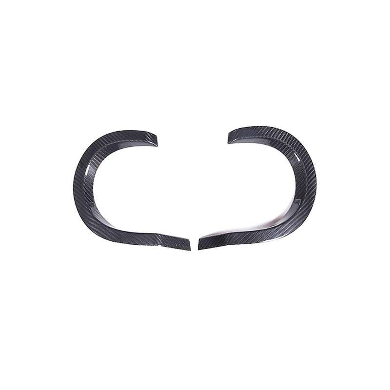 for A90 2019-2022 Dry Carbon Fiber Car Tail Throat Exhaust Upper Frame Cover Trim Decorative Access