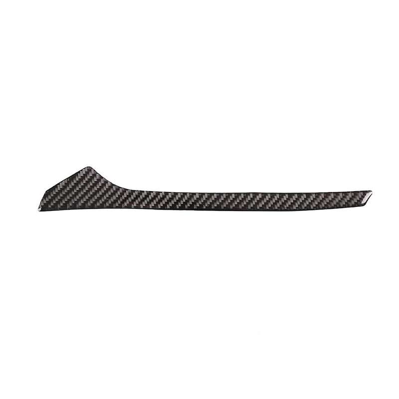 for A90 LHD 2019-2023 Soft Carbon Fiber Gear Shift Left Decorative Strip Sticker Trim Accessories