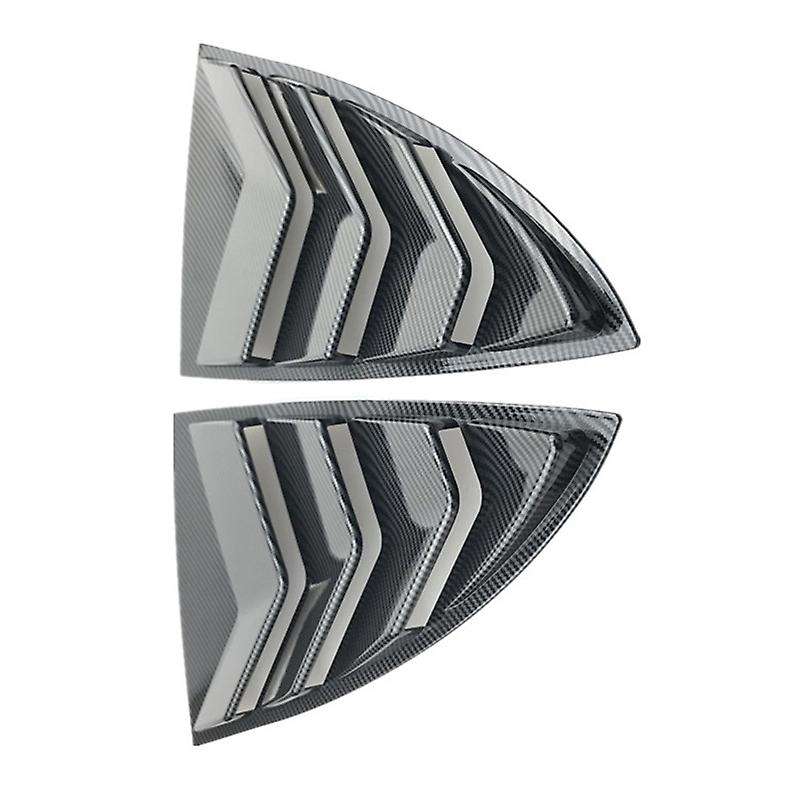 for ABS Rear Window Blinds Decorative Patch Exterior-Carbon Fiber Pattern