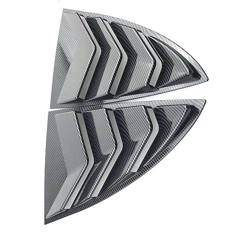 for ABS Rear Window Blinds Decorative Patch Exterior-Carbon Fiber Pattern