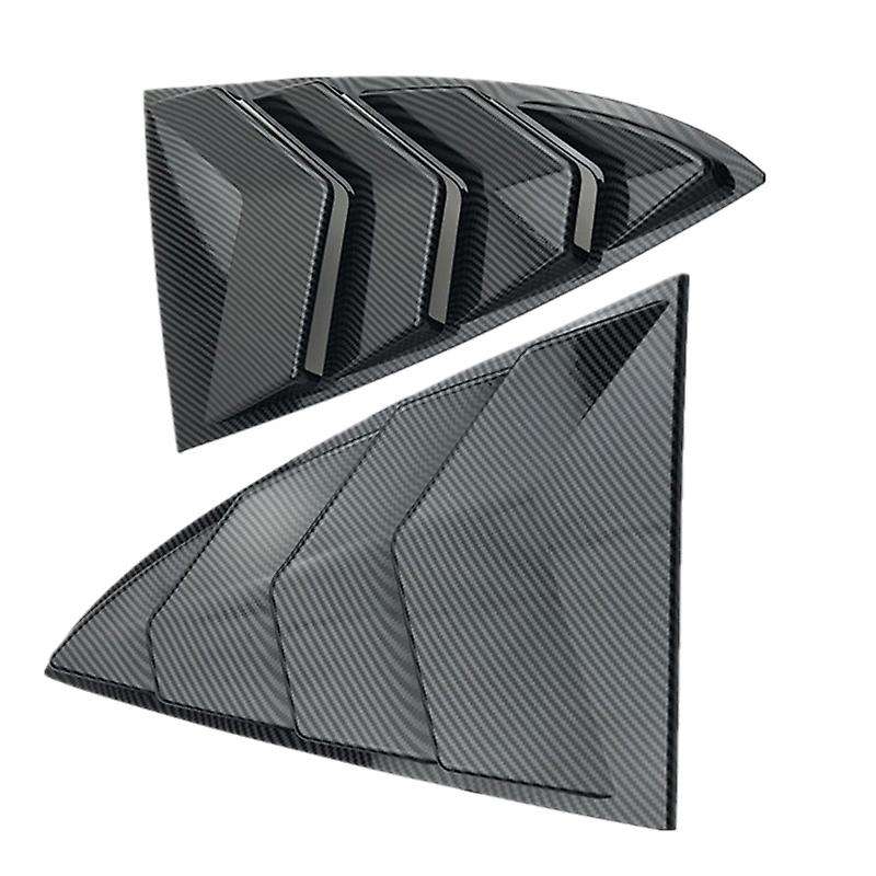 for ABS Rear Window Blinds Decorative Patch Exterior-Carbon Fiber Pattern