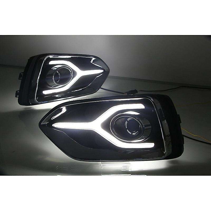 for Accent 2018-2019 DRL Daytime Running Fog Light with Turn Signal Lamp