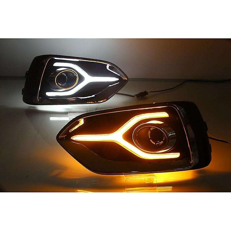 for Accent 2018-2019 DRL Daytime Running Fog Light with Turn Signal Lamp