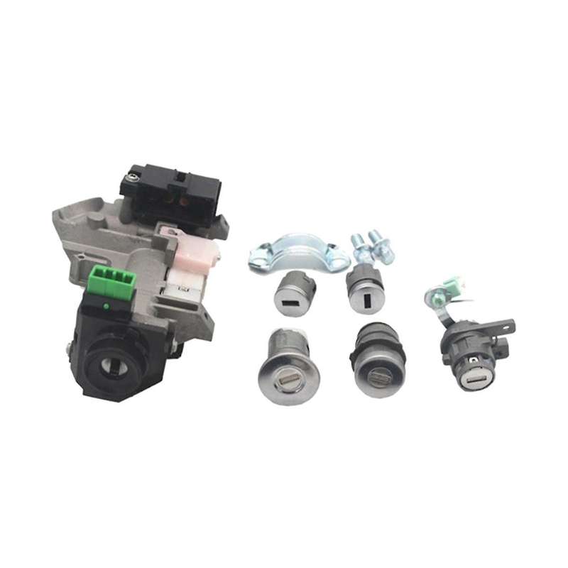 for Accord 06-07 Complete Set Ignition Switch Cylinder Door Lock with 2 Keys 8e Chips 06350-sda-h30