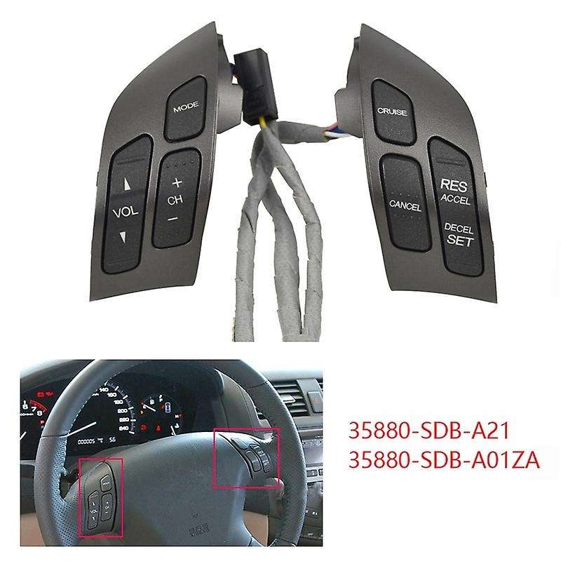 for ACCORD 2003-2007 Multifunction Steering Wheel Cruise Button Audio Volume Control Switch 35880-SD