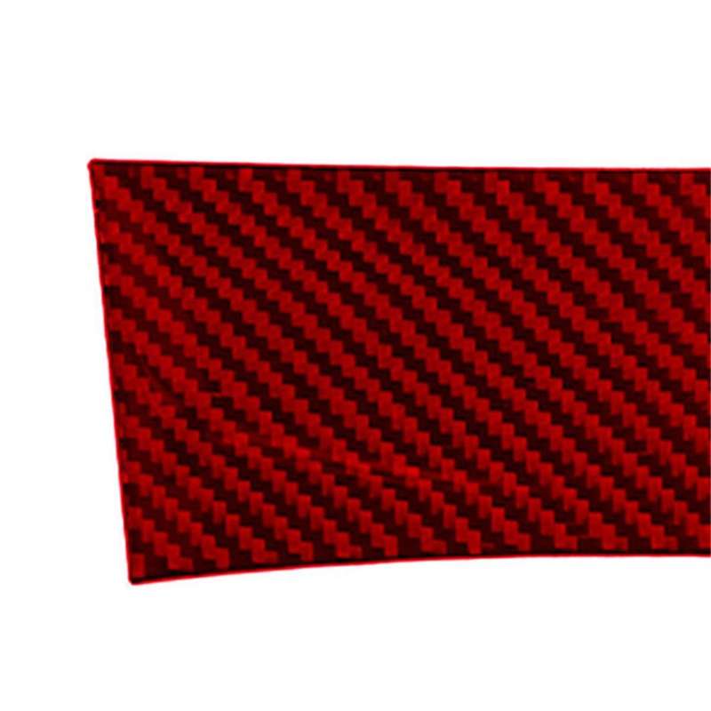 for Accord 2013-17 Red Carbon Fiber Central Armrest Lower Panel Cover Trim