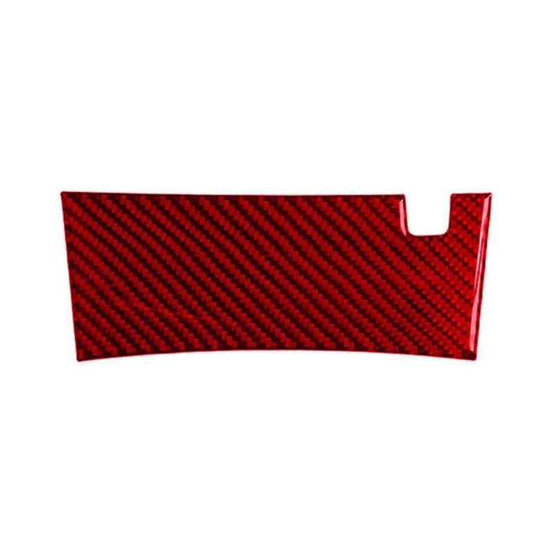for Accord 2013-17 Red Carbon Fiber Central Armrest Lower Panel Cover Trim