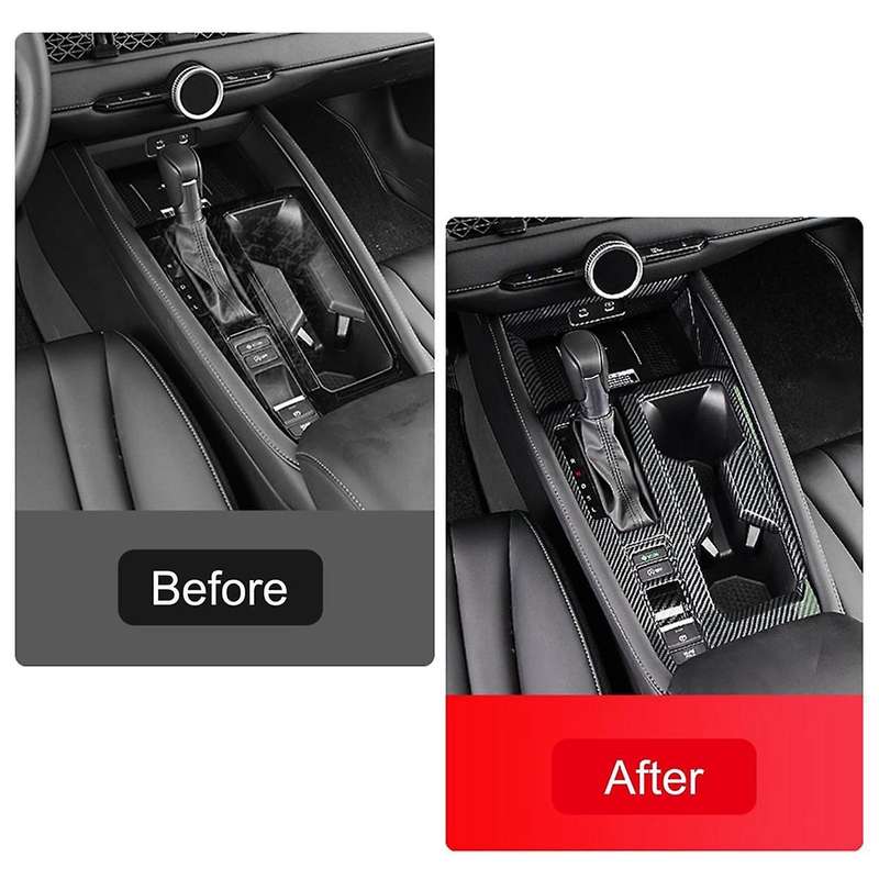 for Accord 2023 2024 11th Car Center Gear Shift Panel Cover Trim Interior Accessorie (abs Carbon Fib