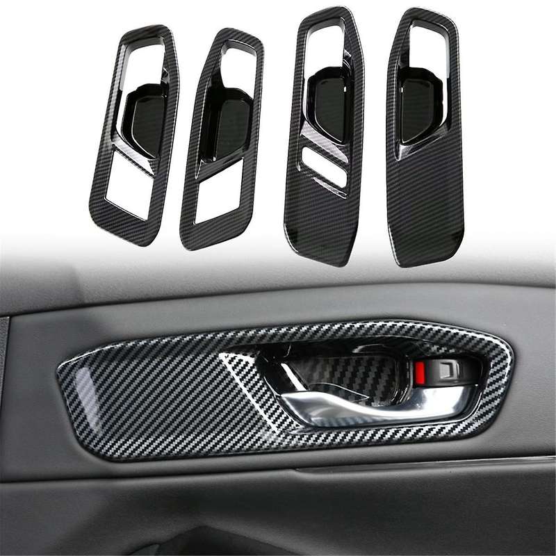 for Accord 2023 2024 11th Car Inner Side Door Handle Bowl Cover Trim Interior Accessorie (abs Carbon