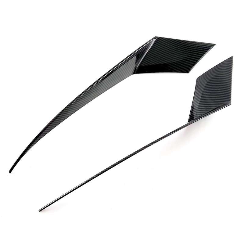 for Accord 2023 2024 11th Car Headlight Head Light Lamp Eyebrow Cover Moulding Trim Accessorie (abs