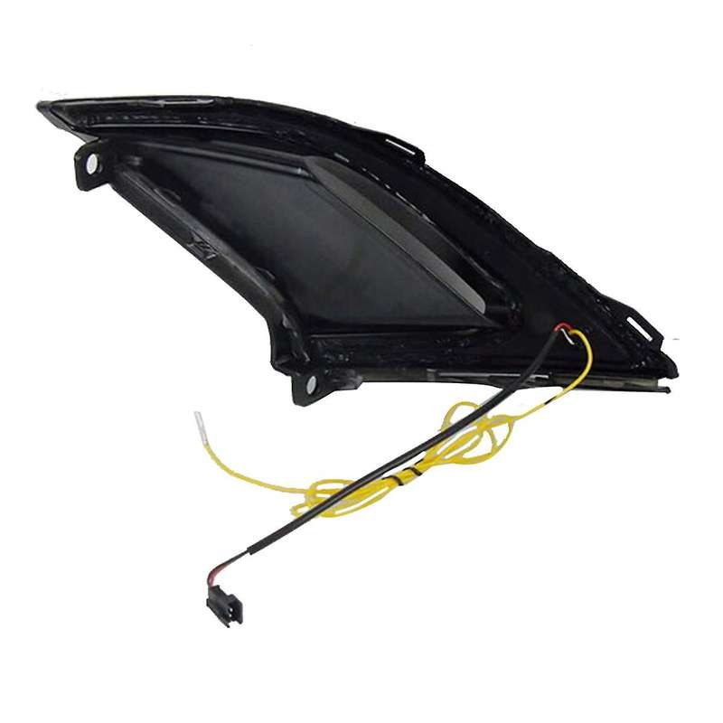 for Accord 23-24 Front Bumper Fog Lamp Led White Daytime Running Lamp+yellow Turn Signal Lamp+blue N