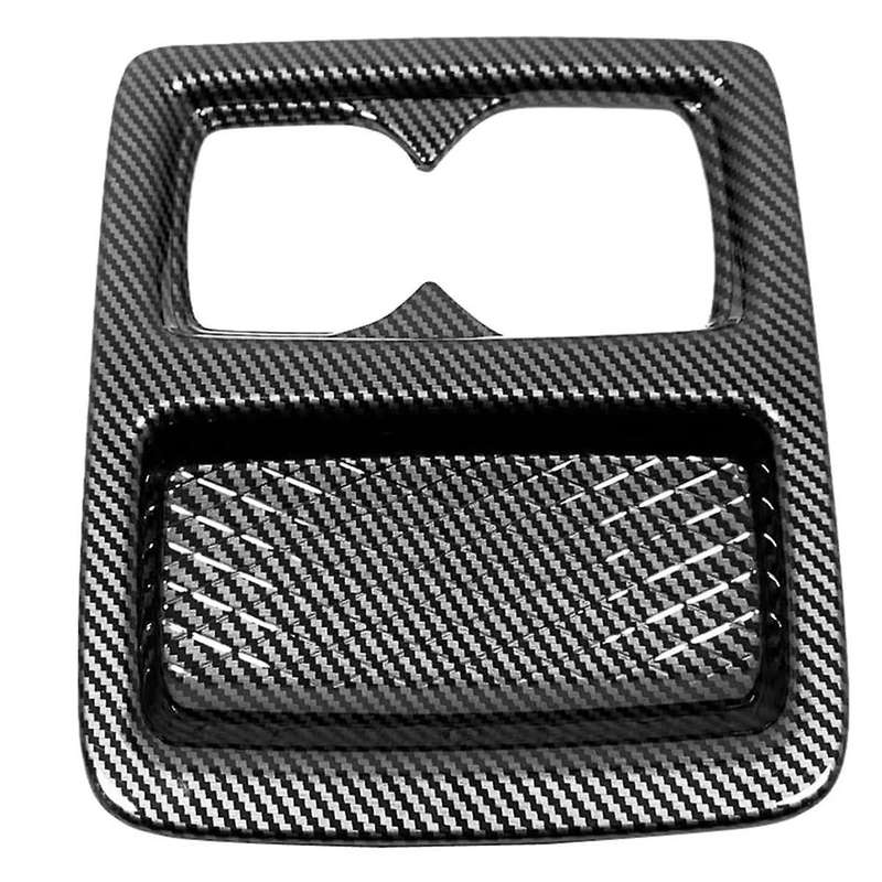 for Accord 2023 2024 11th Gen Car Rear Water Cup Holder Cover Trim Interior Accessories Abs Carbon F