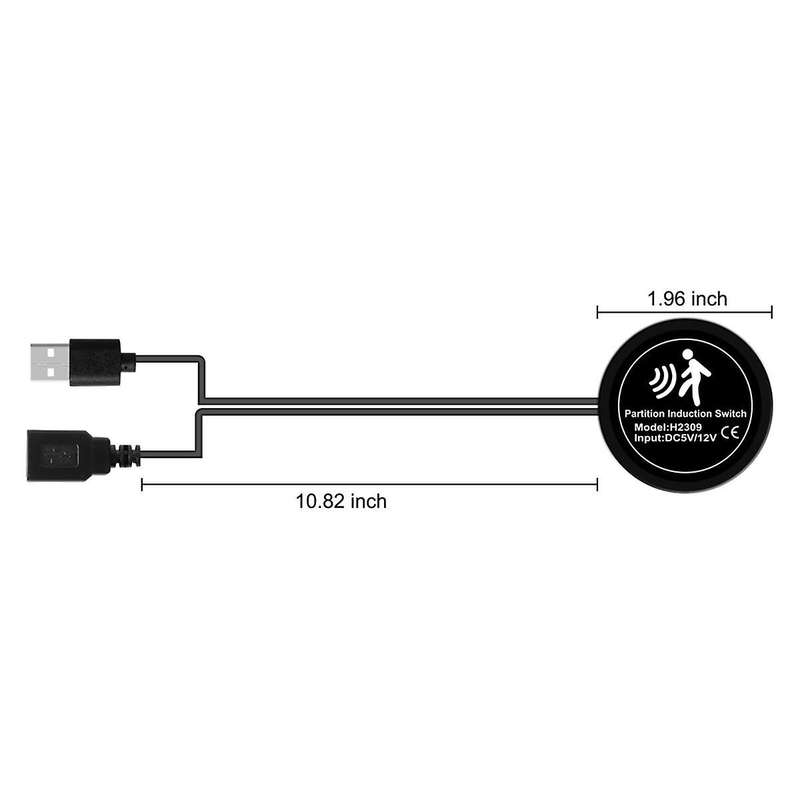 for Acrylic Interior Car LED Strip Light Motion Sensor Switch, for Kit